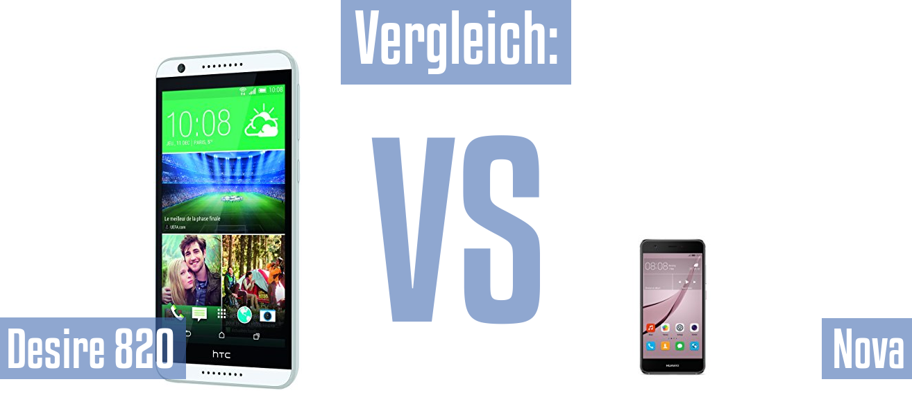 HTC Desire 820 und HTC Desire 820 im Vergleichstest