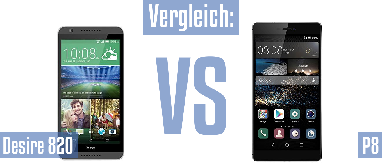 HTC Desire 820 und HTC Desire 820 im Vergleichstest