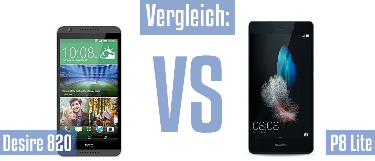 HTC Desire 820 und HTC Desire 820 im Vergleichstest