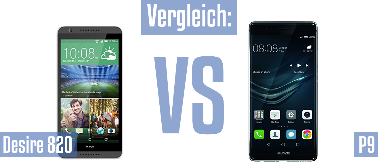 HTC Desire 820 und HTC Desire 820 im Vergleichstest