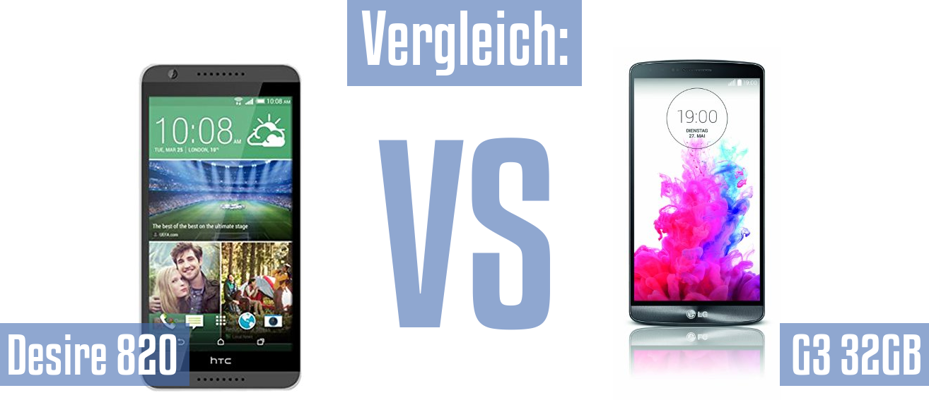 HTC Desire 820 und HTC Desire 820 im Vergleichstest