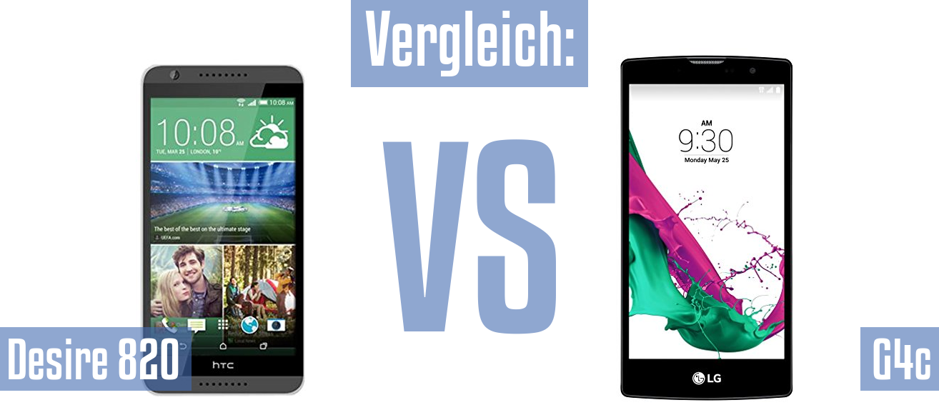 HTC Desire 820 und HTC Desire 820 im Vergleichstest