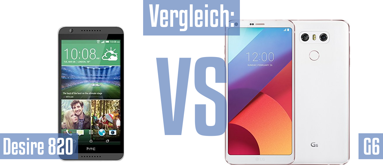 HTC Desire 820 und HTC Desire 820 im Vergleichstest