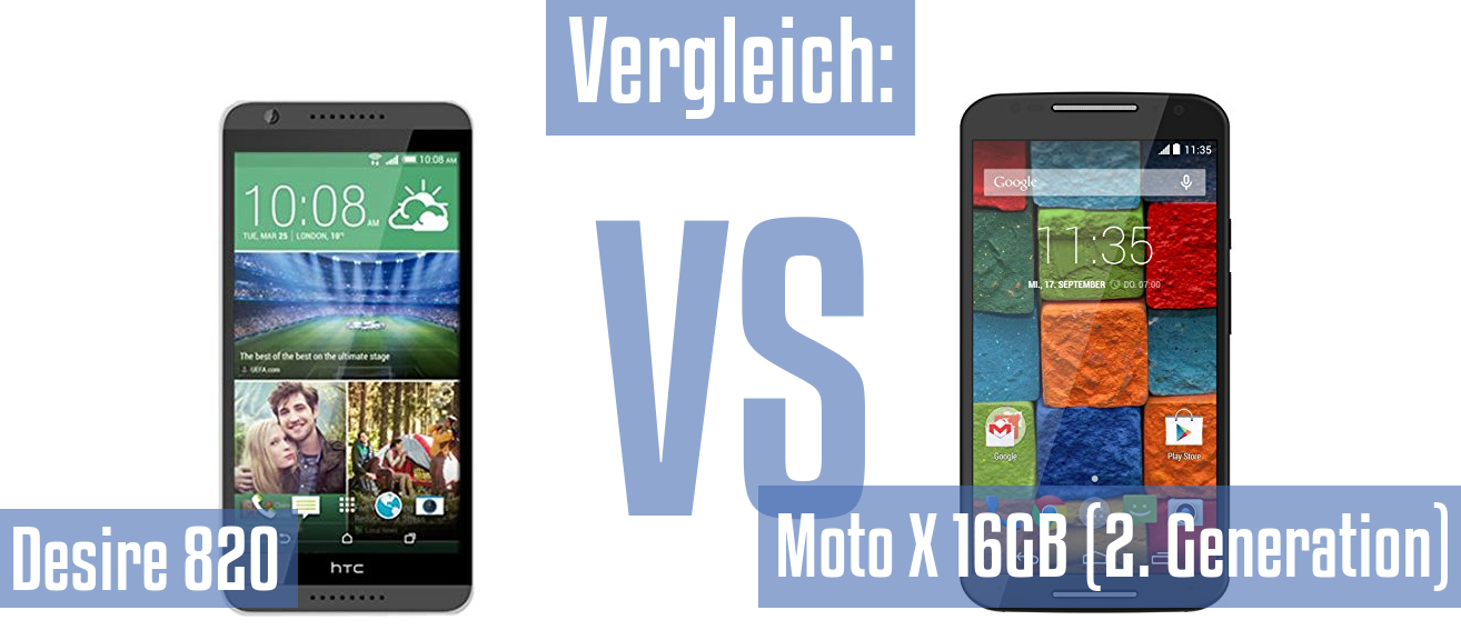 HTC Desire 820 und HTC Desire 820 im Vergleichstest