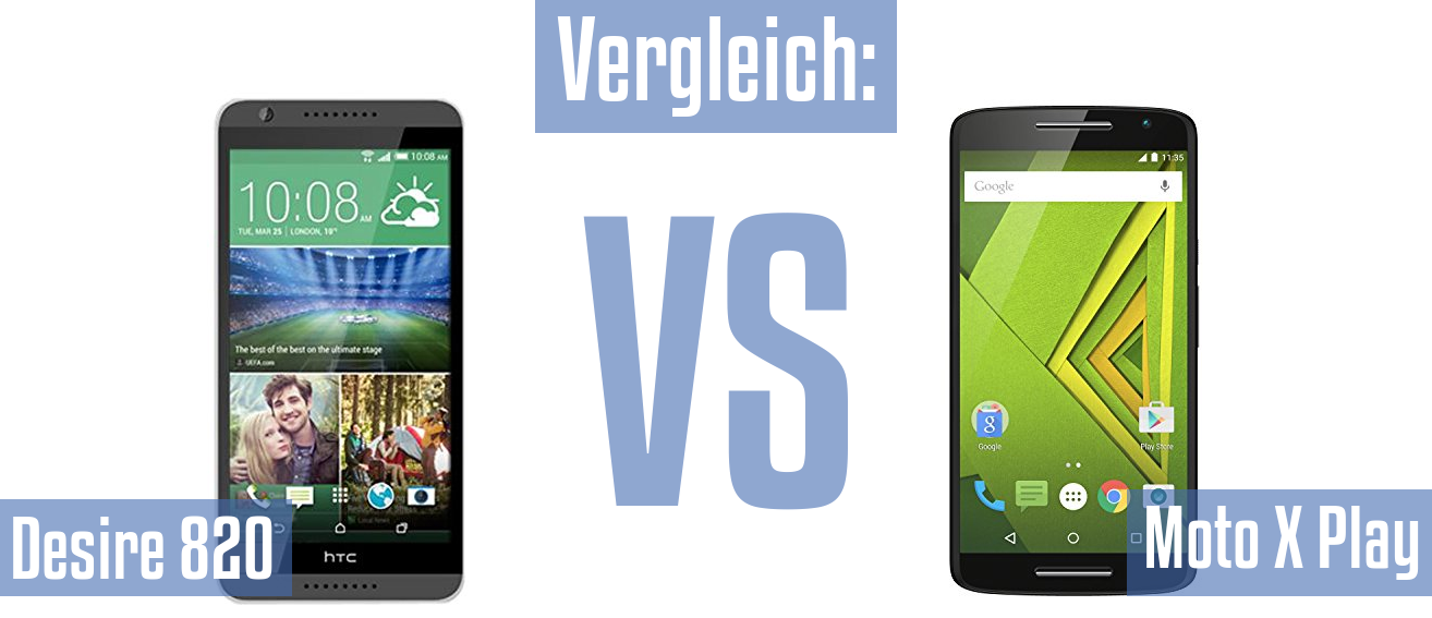 HTC Desire 820 und HTC Desire 820 im Vergleichstest