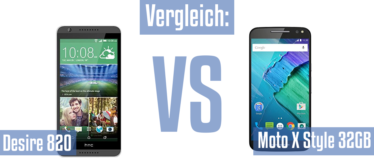 HTC Desire 820 und HTC Desire 820 im Vergleichstest