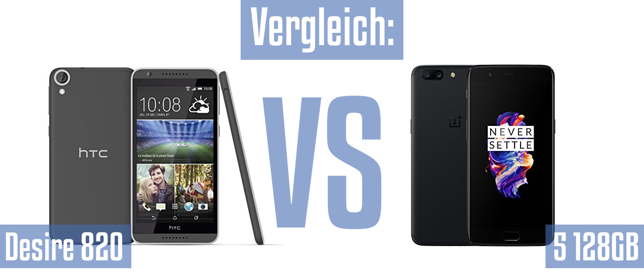 HTC Desire 820 und HTC Desire 820 im Vergleichstest