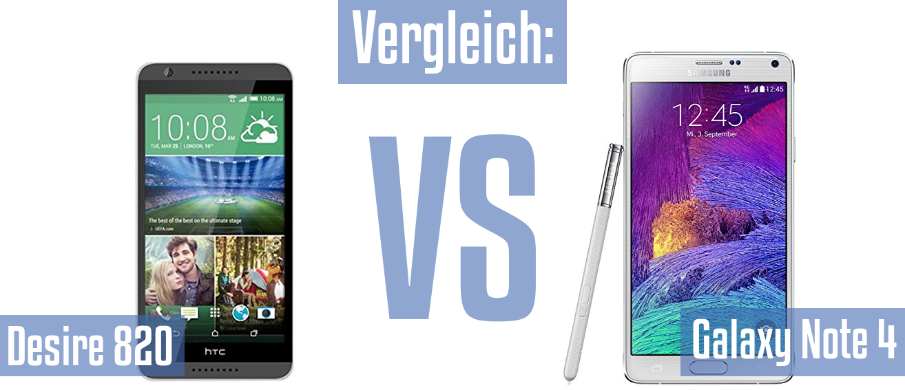 HTC Desire 820 und HTC Desire 820 im Vergleichstest