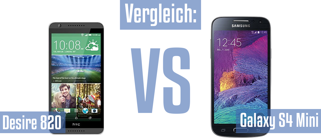 HTC Desire 820 und HTC Desire 820 im Vergleichstest