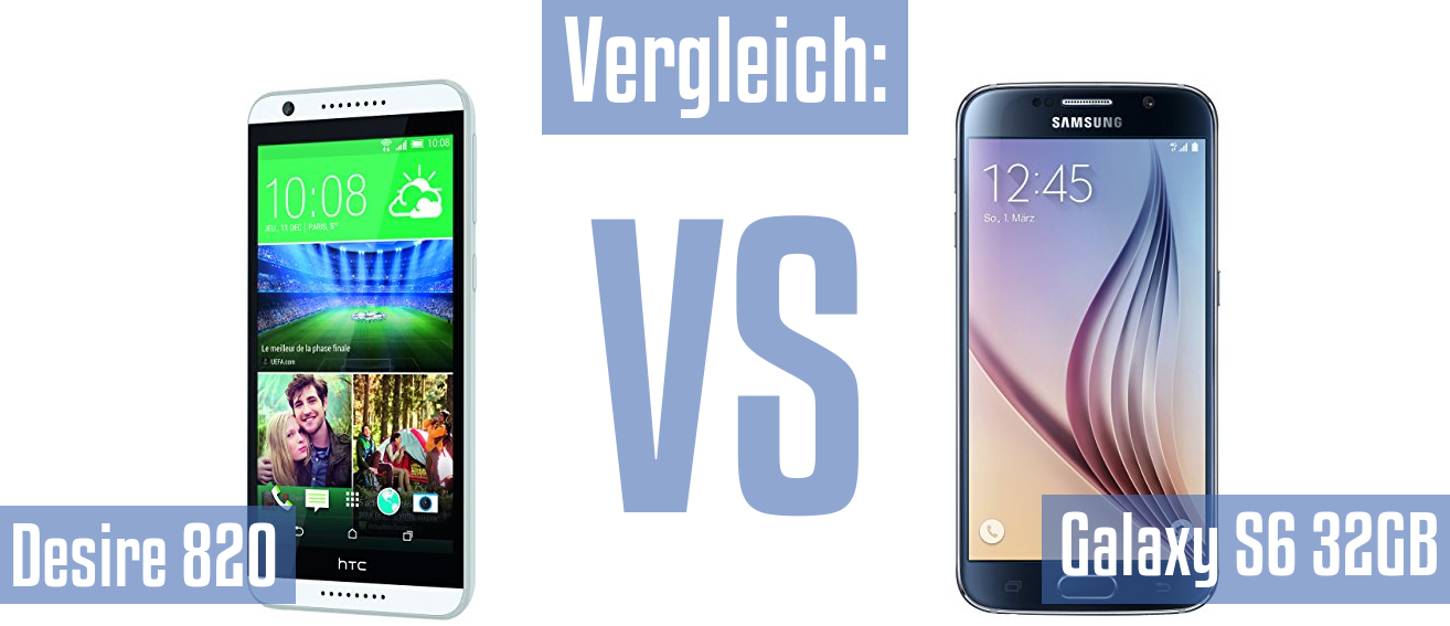 HTC Desire 820 und HTC Desire 820 im Vergleichstest