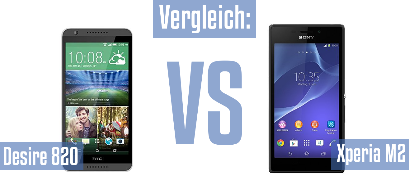 HTC Desire 820 und HTC Desire 820 im Vergleichstest