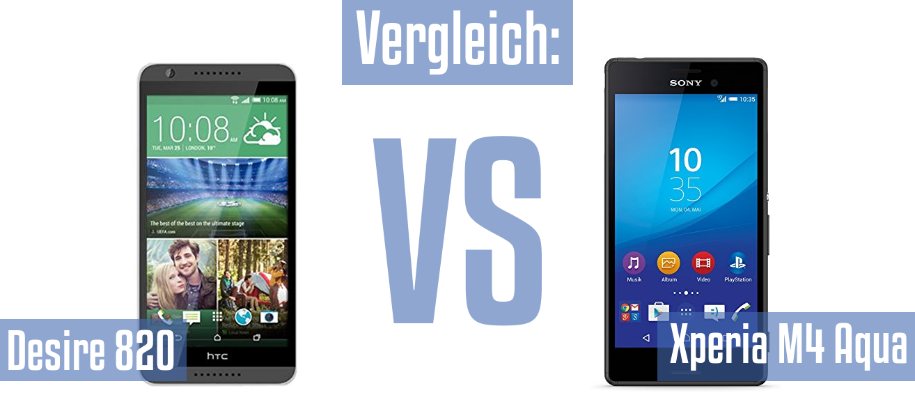 HTC Desire 820 und HTC Desire 820 im Vergleichstest