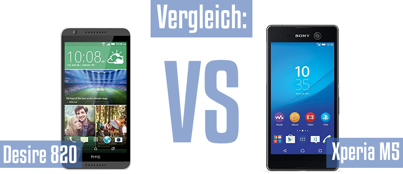 HTC Desire 820 und HTC Desire 820 im Vergleichstest