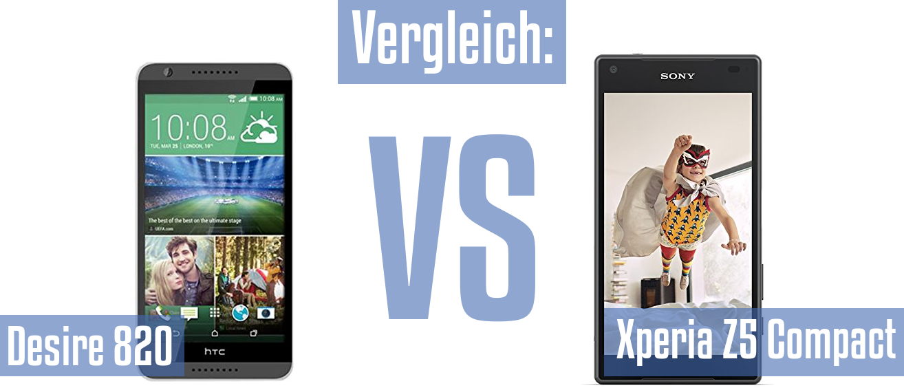 HTC Desire 820 und HTC Desire 820 im Vergleichstest