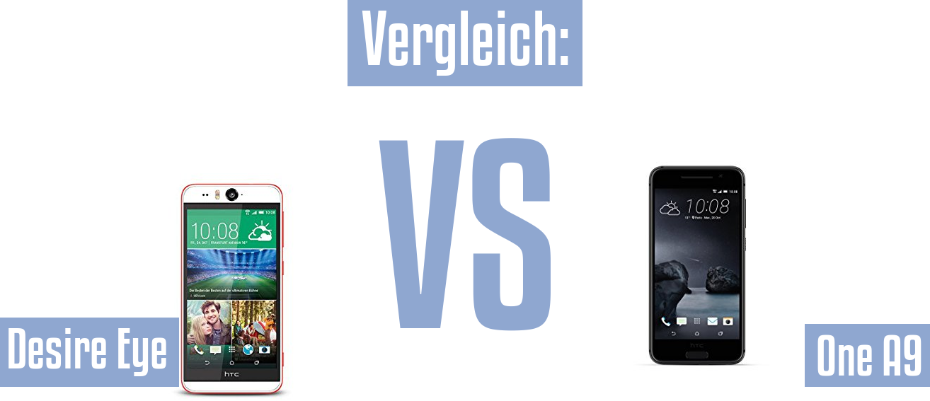 HTC Desire Eye und HTC Desire Eye im Vergleichstest