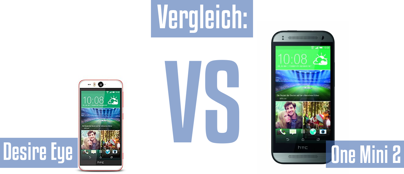 HTC Desire Eye und HTC Desire Eye im Vergleichstest