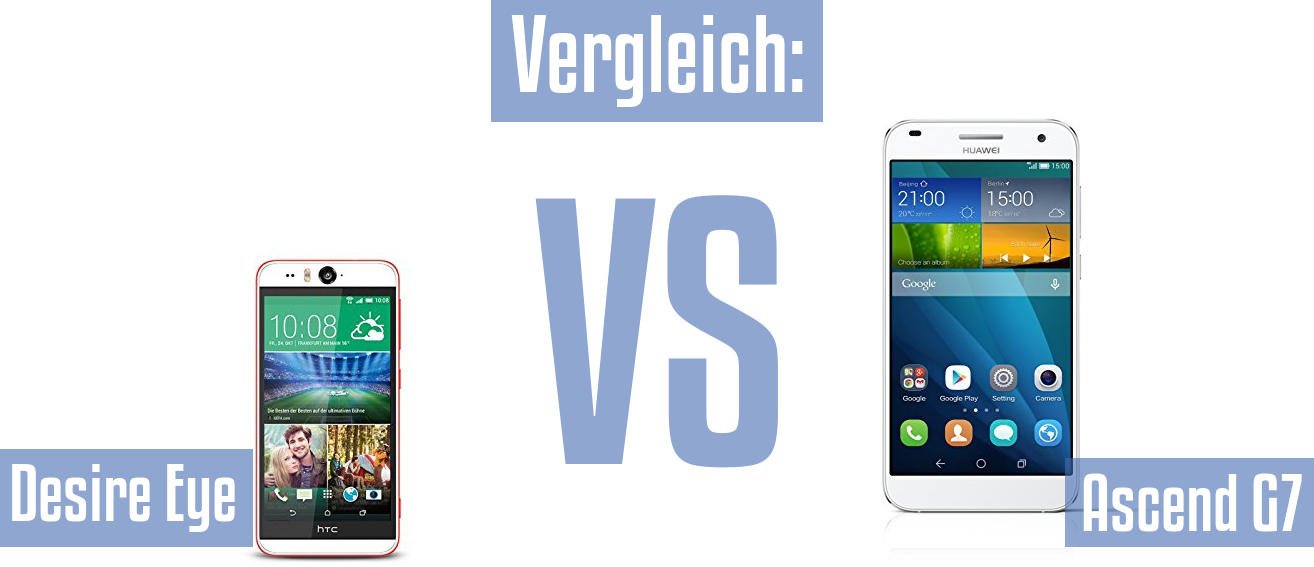 HTC Desire Eye und HTC Desire Eye im Vergleichstest