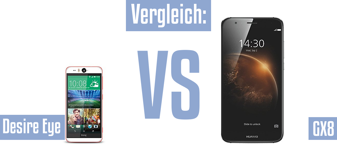 HTC Desire Eye und HTC Desire Eye im Vergleichstest