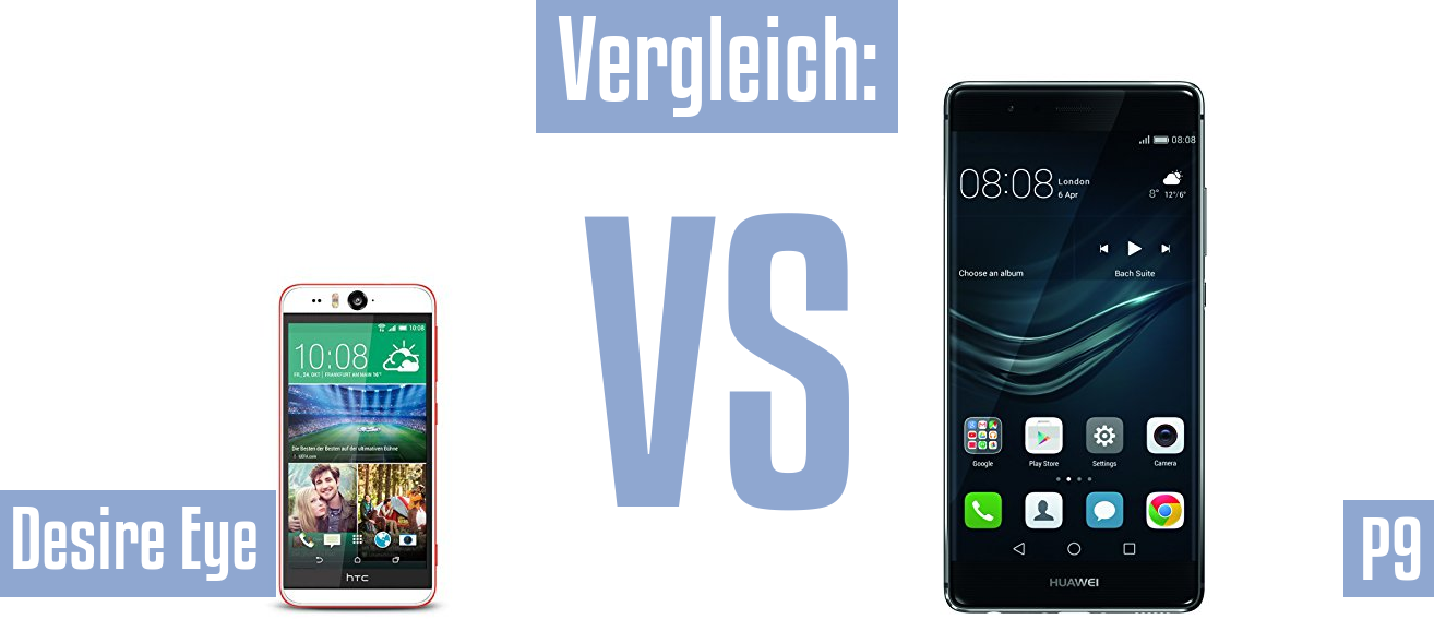 HTC Desire Eye und HTC Desire Eye im Vergleichstest