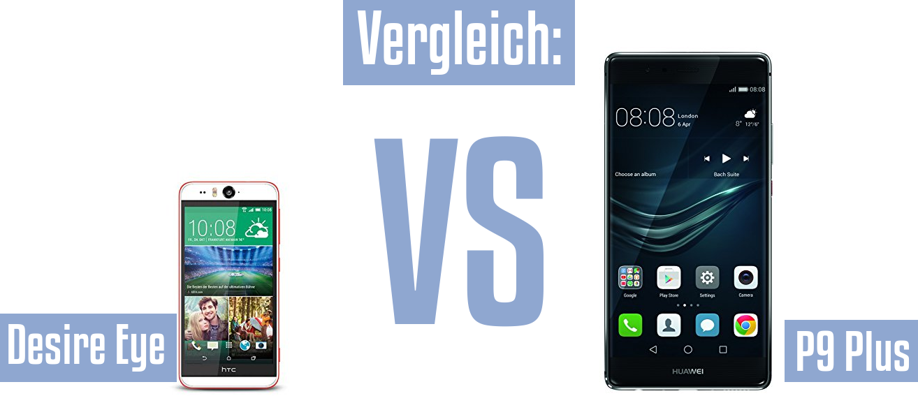 HTC Desire Eye und HTC Desire Eye im Vergleichstest