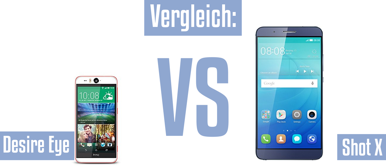 HTC Desire Eye und HTC Desire Eye im Vergleichstest