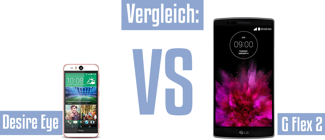 HTC Desire Eye und HTC Desire Eye im Vergleichstest