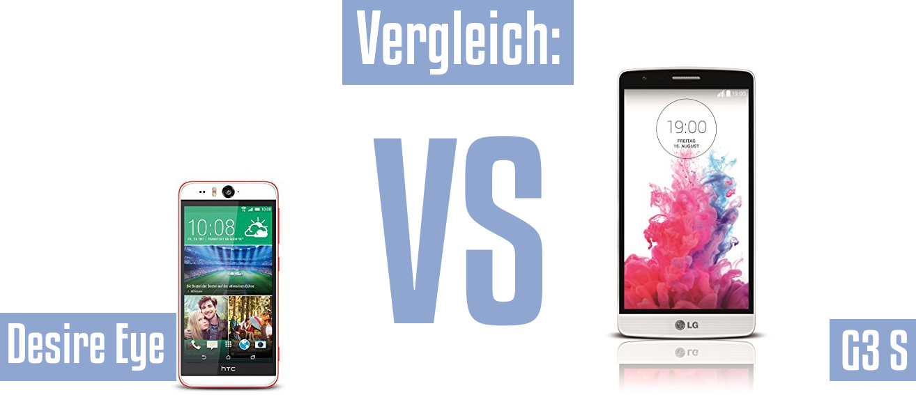 HTC Desire Eye und HTC Desire Eye im Vergleichstest