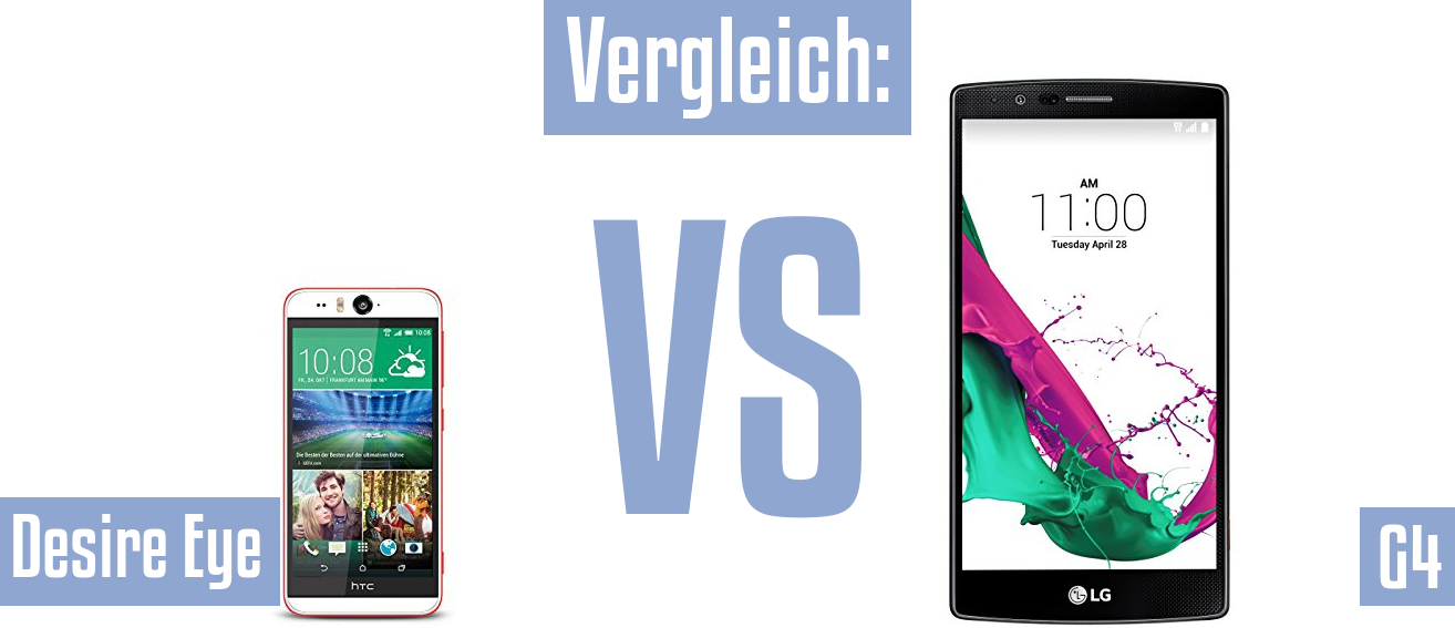 HTC Desire Eye und HTC Desire Eye im Vergleichstest