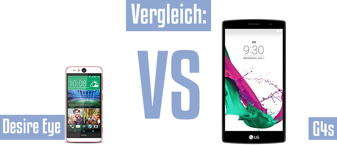 HTC Desire Eye und HTC Desire Eye im Vergleichstest