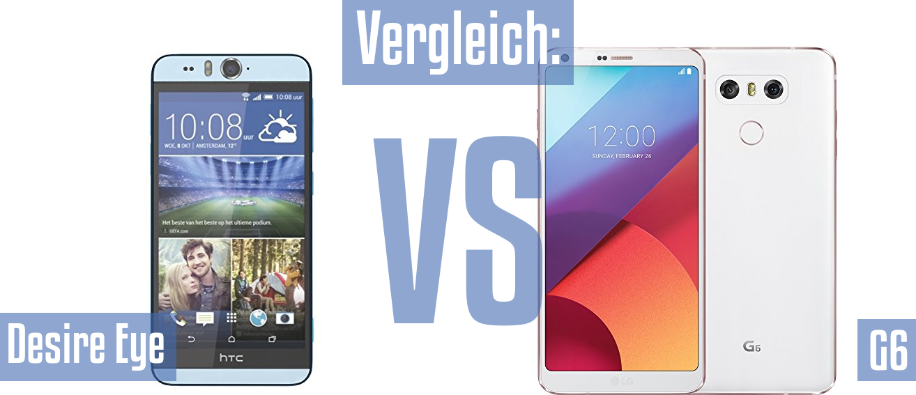 HTC Desire Eye und HTC Desire Eye im Vergleichstest