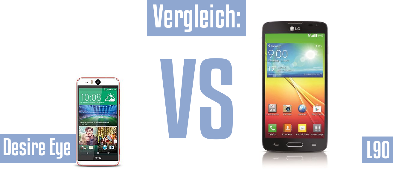 HTC Desire Eye und HTC Desire Eye im Vergleichstest