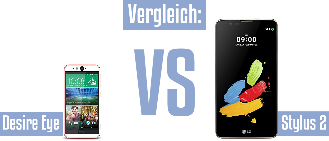 HTC Desire Eye und HTC Desire Eye im Vergleichstest