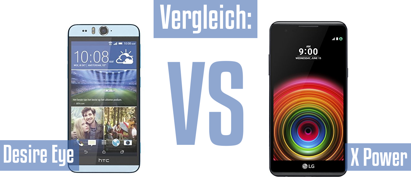 HTC Desire Eye und HTC Desire Eye im Vergleichstest