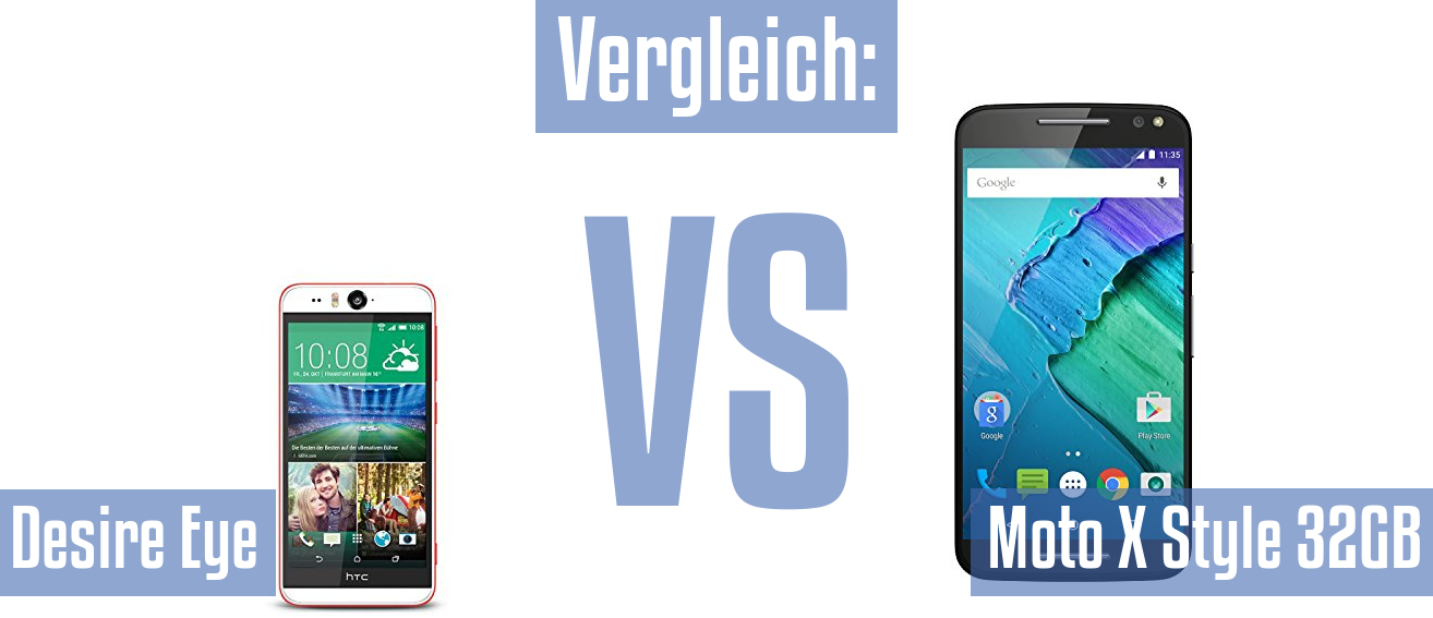 HTC Desire Eye und HTC Desire Eye im Vergleichstest