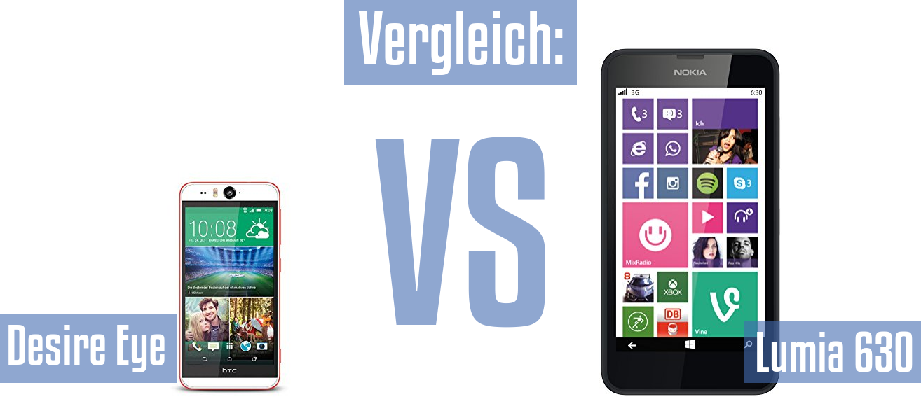 HTC Desire Eye und HTC Desire Eye im Vergleichstest