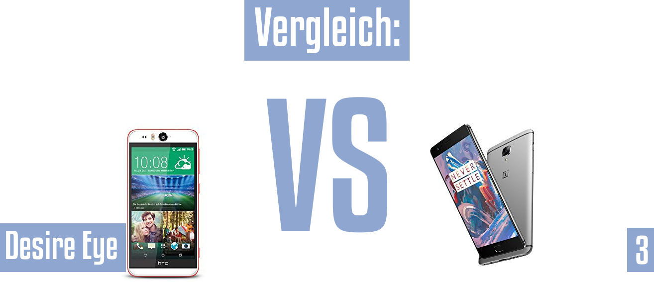 HTC Desire Eye und HTC Desire Eye im Vergleichstest