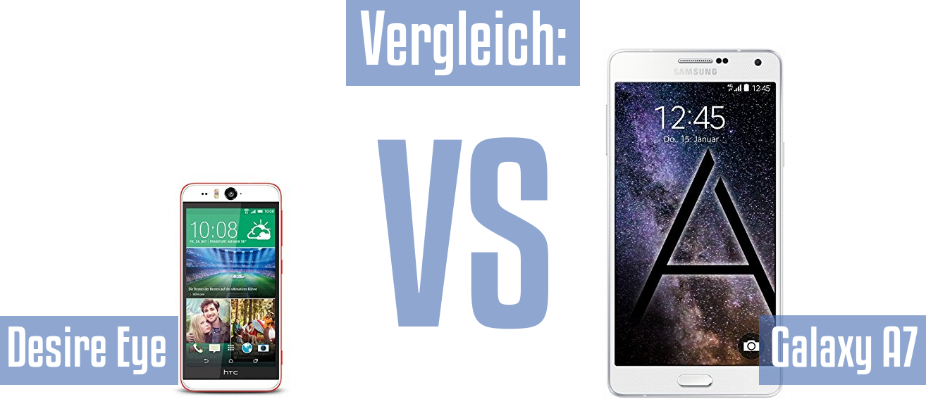 HTC Desire Eye und HTC Desire Eye im Vergleichstest