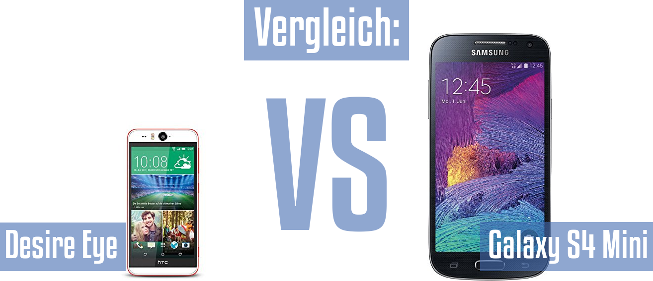 HTC Desire Eye und HTC Desire Eye im Vergleichstest