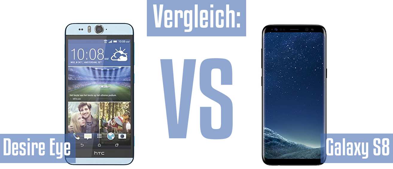 HTC Desire Eye und HTC Desire Eye im Vergleichstest