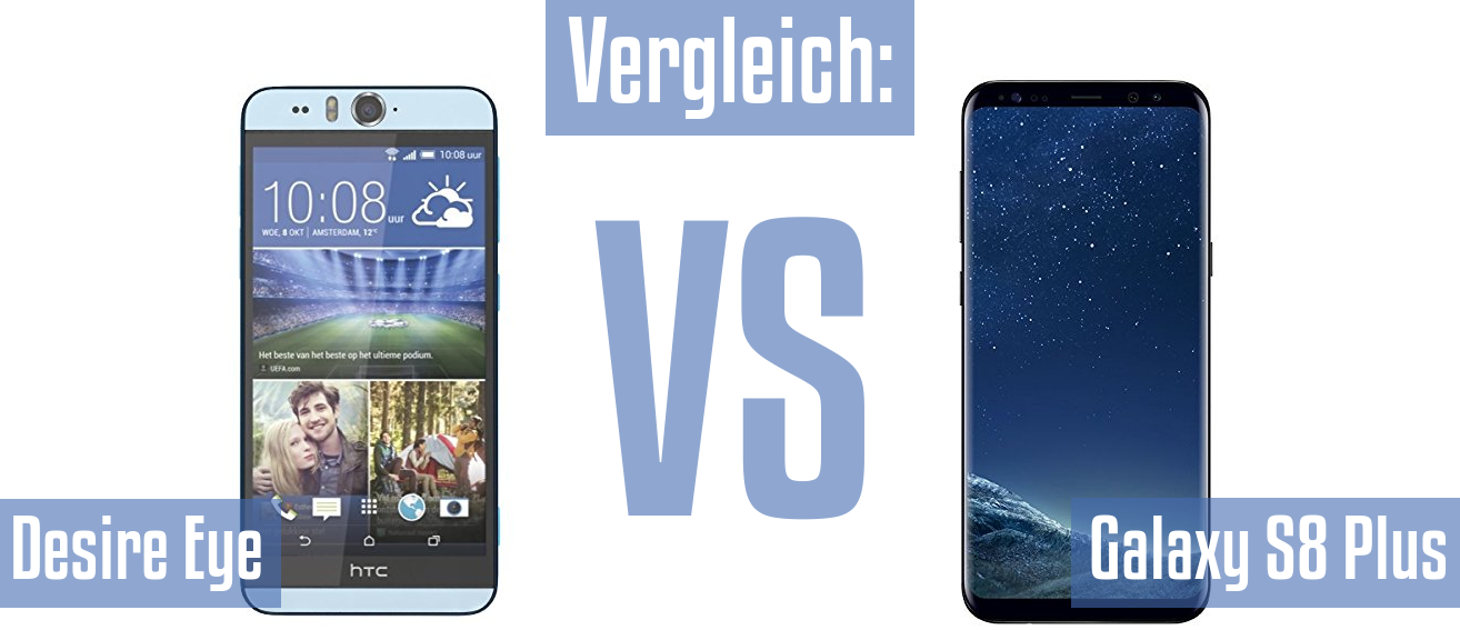 HTC Desire Eye und HTC Desire Eye im Vergleichstest