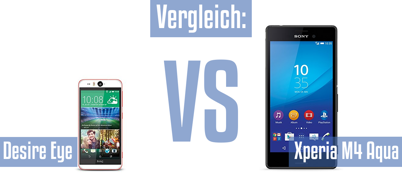 HTC Desire Eye und HTC Desire Eye im Vergleichstest