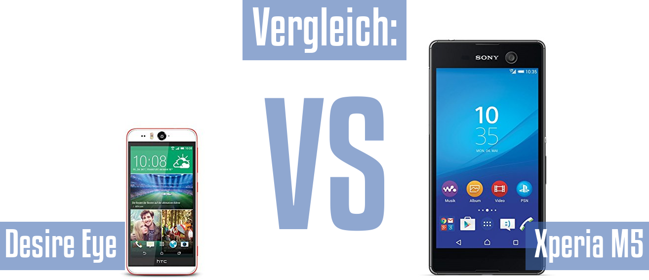 HTC Desire Eye und HTC Desire Eye im Vergleichstest
