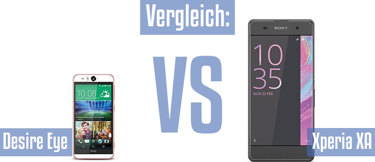 HTC Desire Eye und HTC Desire Eye im Vergleichstest