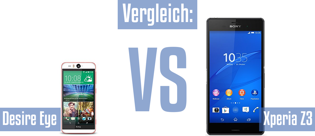 HTC Desire Eye und HTC Desire Eye im Vergleichstest