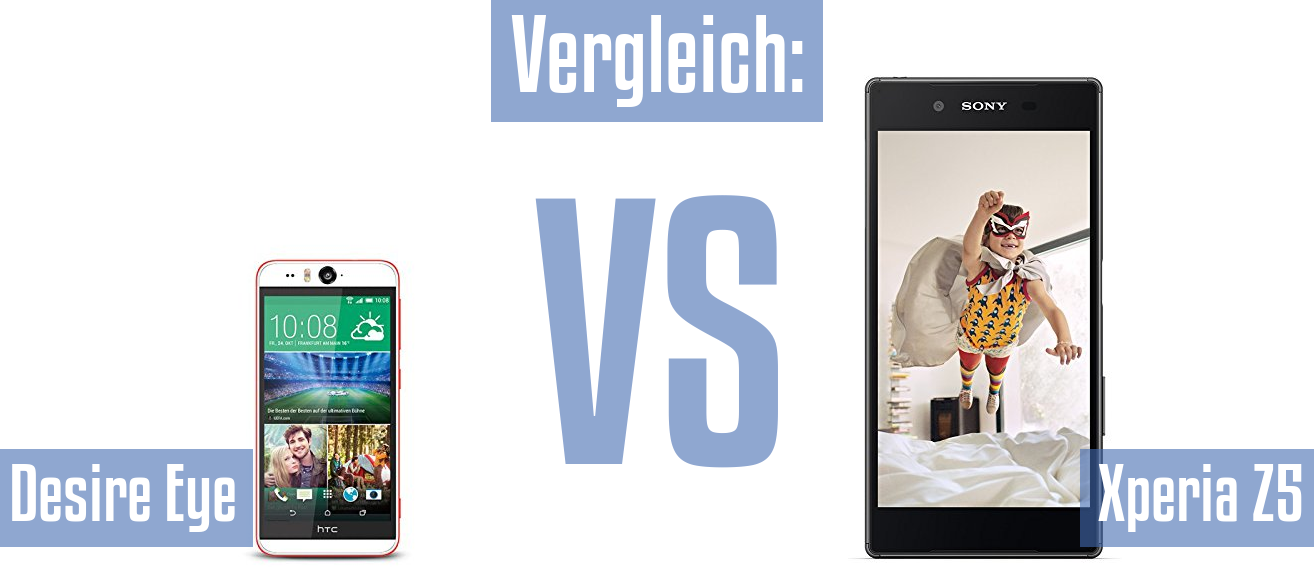 HTC Desire Eye und HTC Desire Eye im Vergleichstest