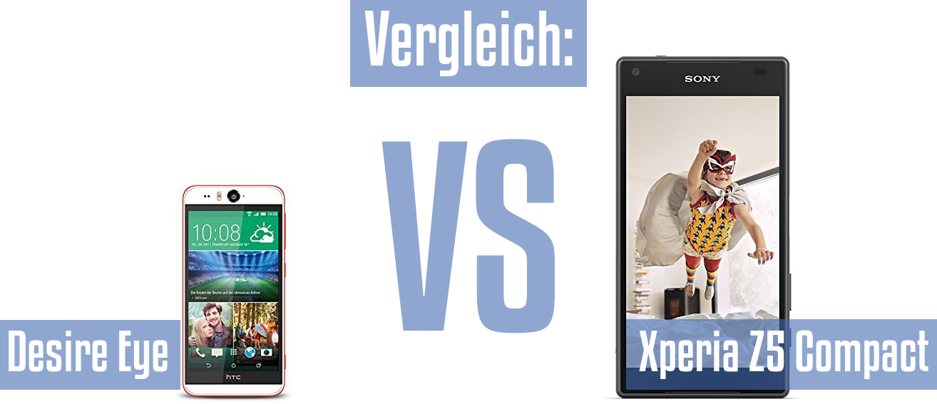 HTC Desire Eye und HTC Desire Eye im Vergleichstest