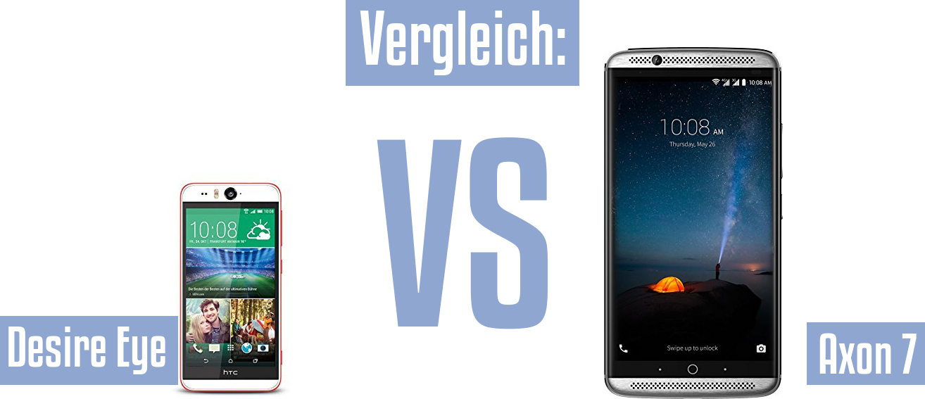 HTC Desire Eye und HTC Desire Eye im Vergleichstest