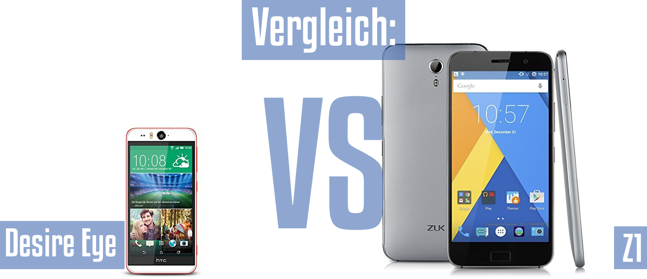 HTC Desire Eye und HTC Desire Eye im Vergleichstest