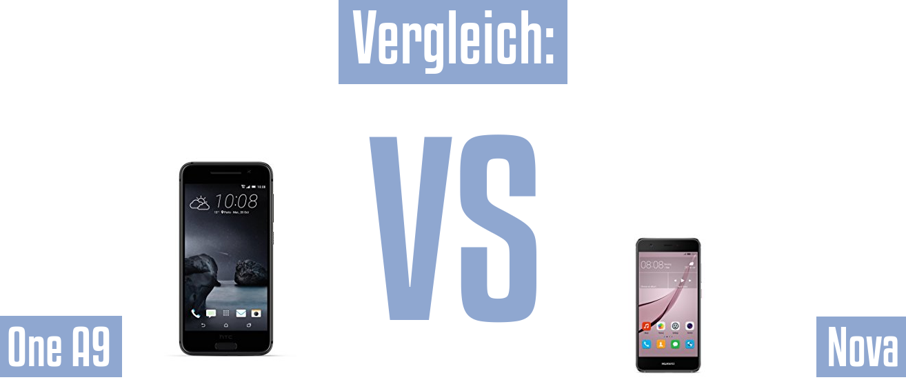 HTC One A9 und HTC One A9 im Vergleichstest