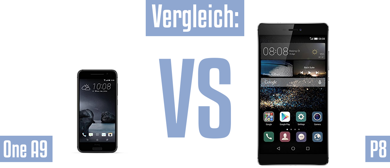HTC One A9 und HTC One A9 im Vergleichstest